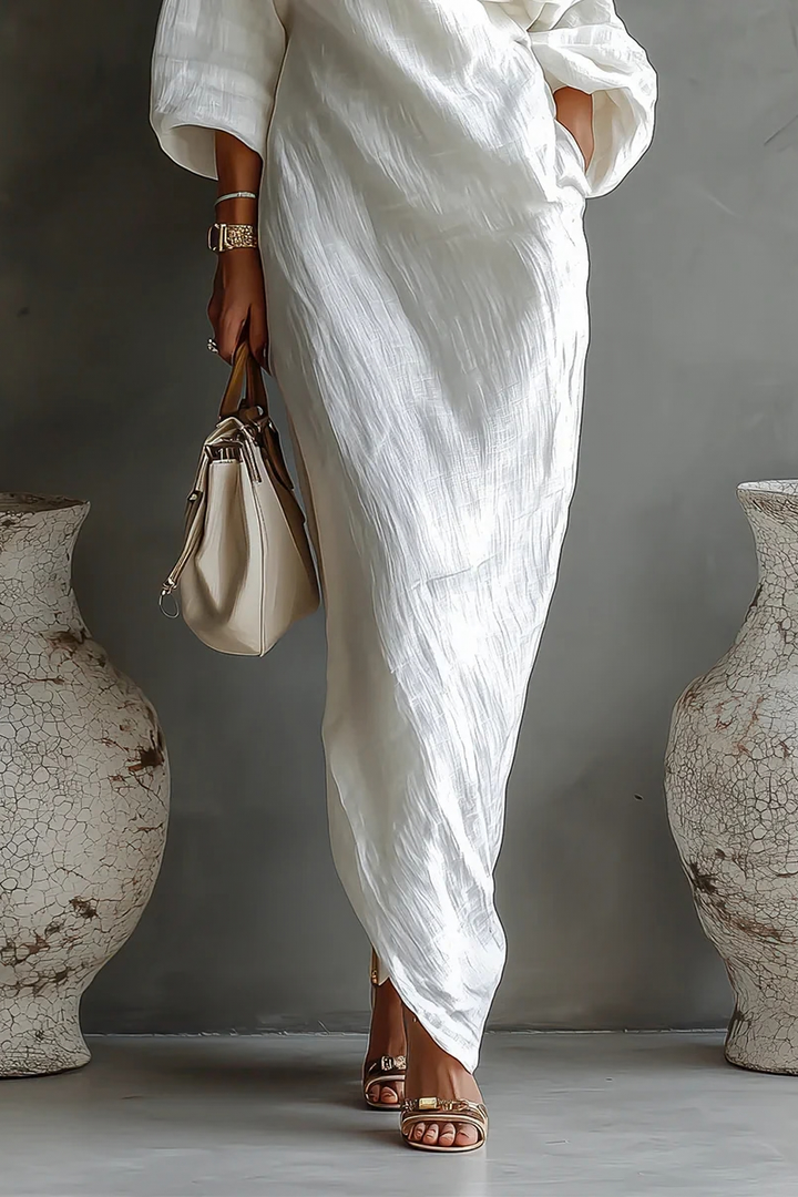 Alva™ | Elegant One Shoulder Maxi Dress
