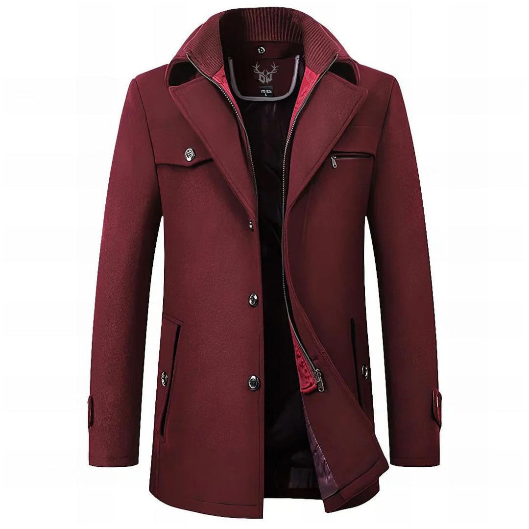 Classic Men's Coat - Elena Harper