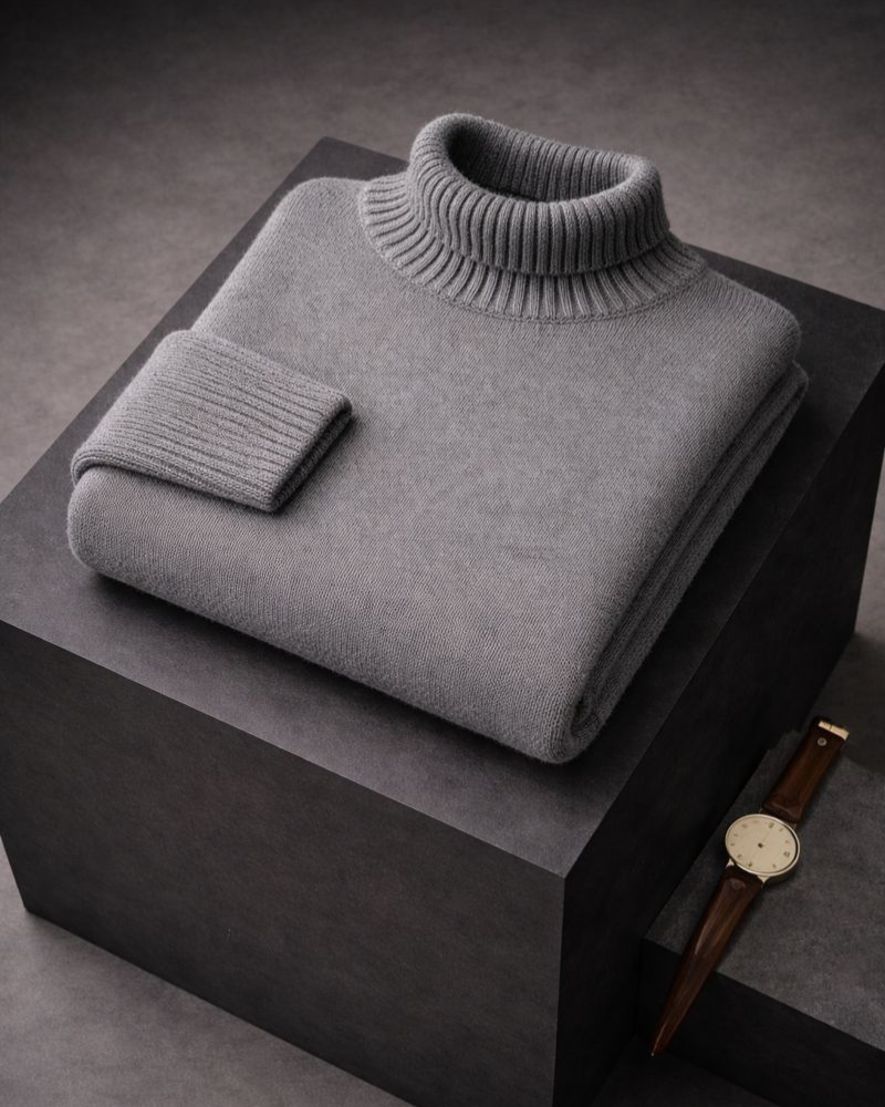 Ivani | Classic Soft Sweater with High Collar