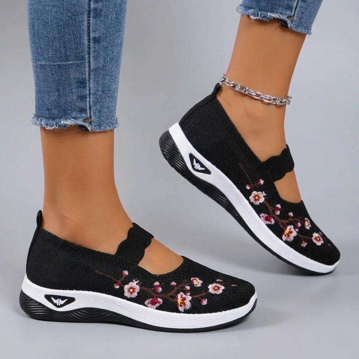 Alyssa Comfortable Mesh Orthopedic Shoes, view 4 - Elena Harper