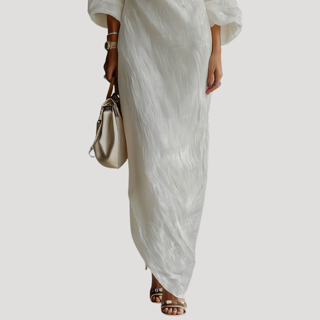 Elegant One-Shoulder Maxi Dress
