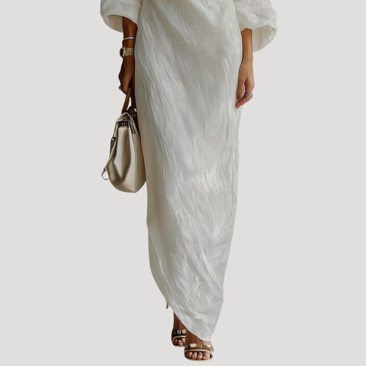 Elegant One-Shoulder Maxi Dress