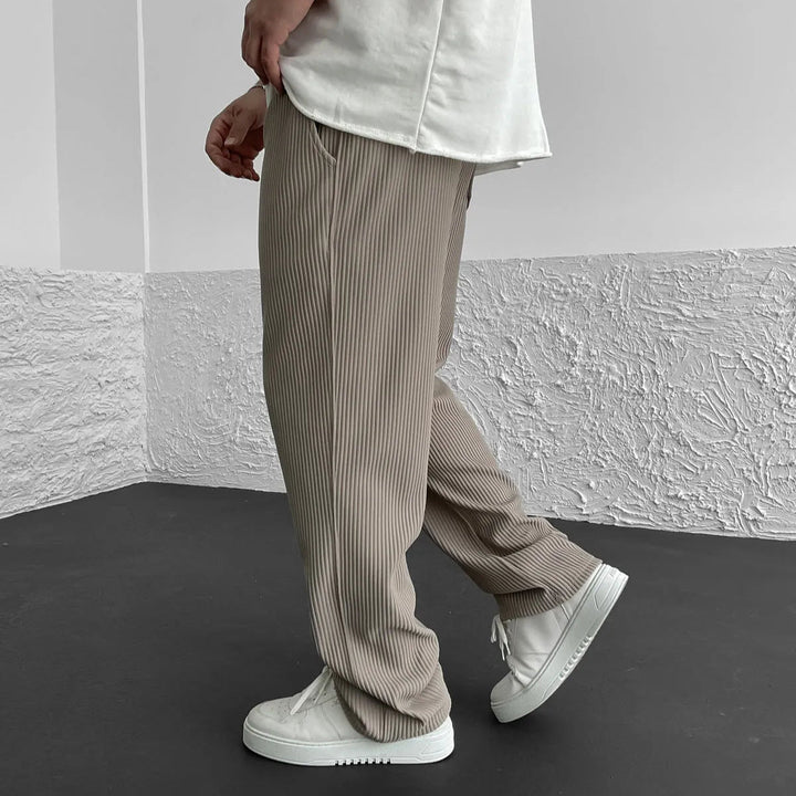 LAURENT MONACO | RIBBED KNIT PANTS