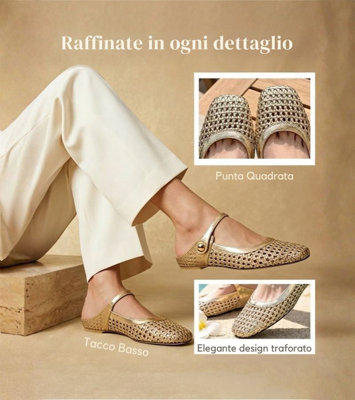 Mary-Jane | 100% Breathable Mules