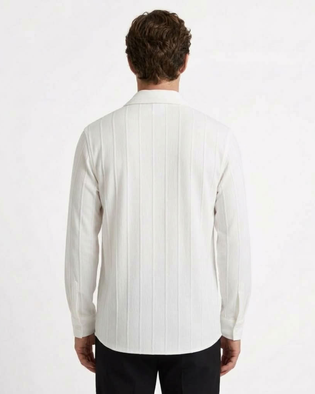 Refined Ribbed Shirt for Men