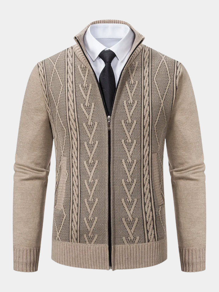 LAURENT MONACO | MEN'S VEST WITH LUXURY ZIP