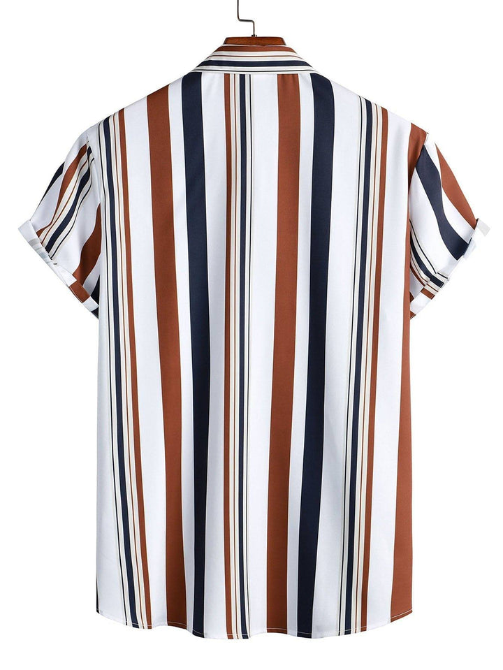 Frederik™ short-sleeved beach set by Emma & Rose Manhattan, two-piece outfit with lightweight fabric and colorful design.
