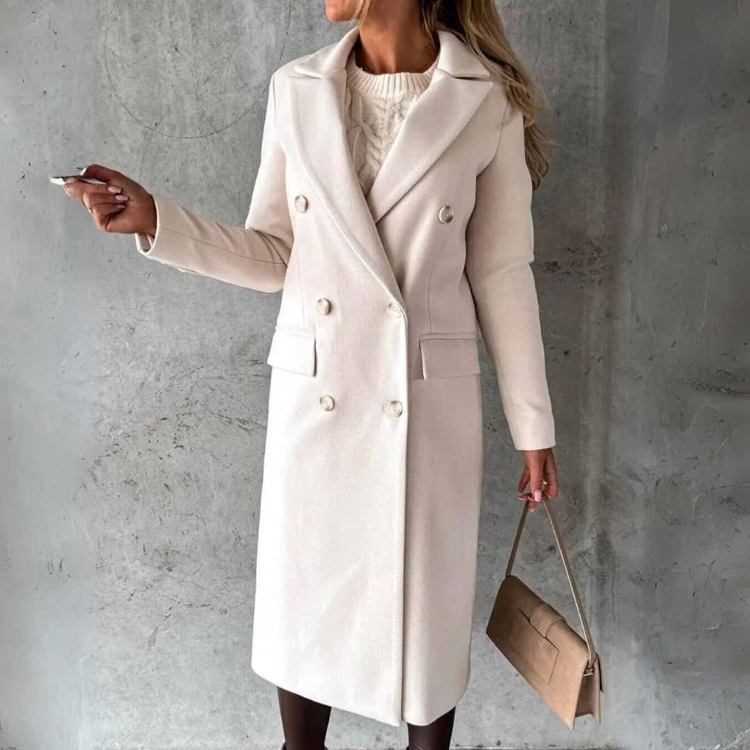 Emilie - Windproof Wool Coat