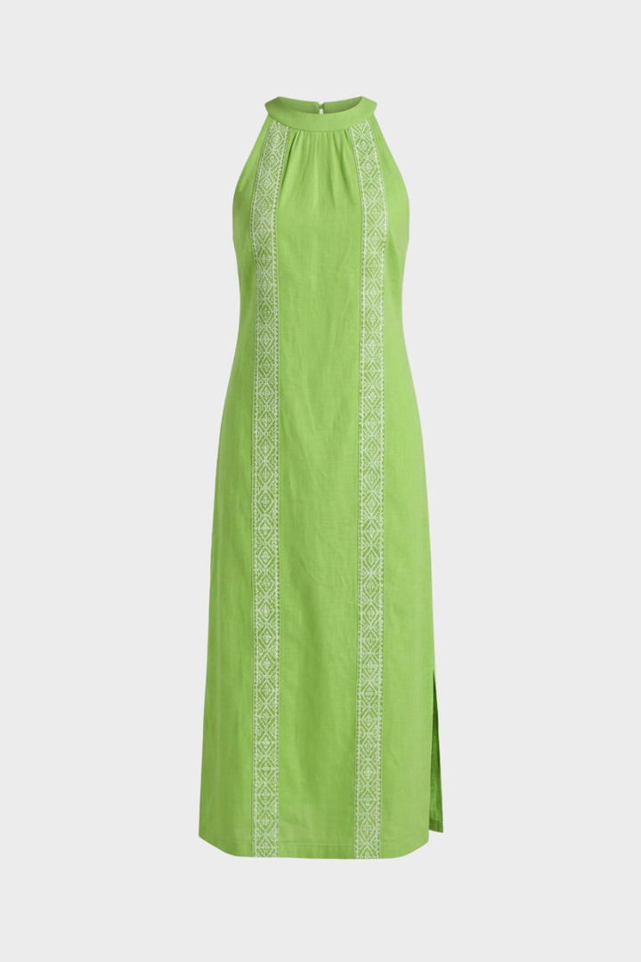 Women's Maxi Dress | Mock Neck Slim
