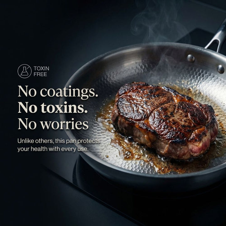 Titanium Frying Pan with Free Lid