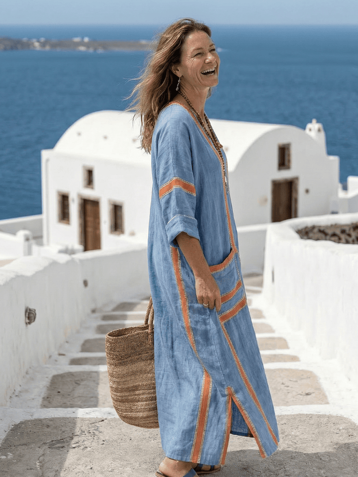 Avenor™ soft structure midi dress by Emma & Rose Cape Town, featuring a flowy silhouette and elegant design.