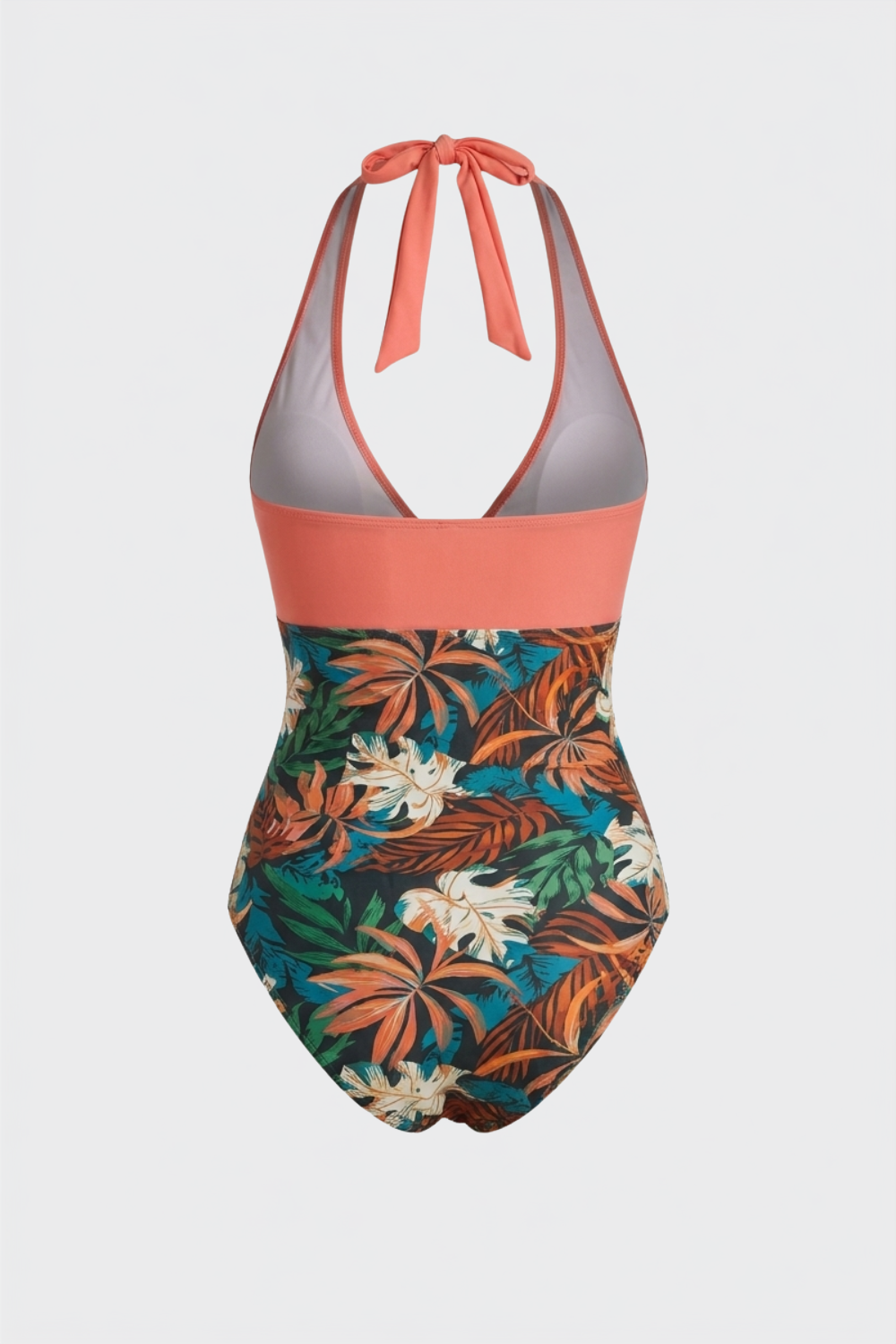 Women's Halter Swimsuit | Tropical Print