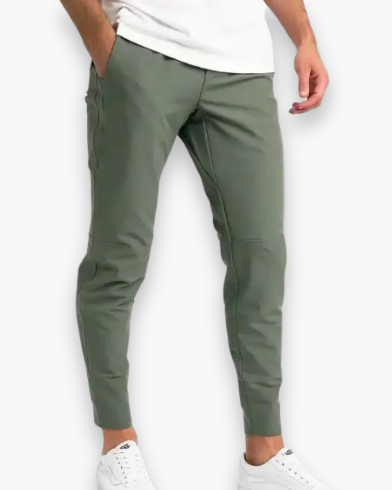 Men's Stretch Tapered Pants | Modern Style