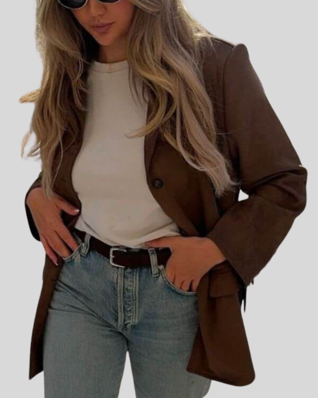 Crissa Luxurious Vintage Blazer, view 3 - Elena Harper
