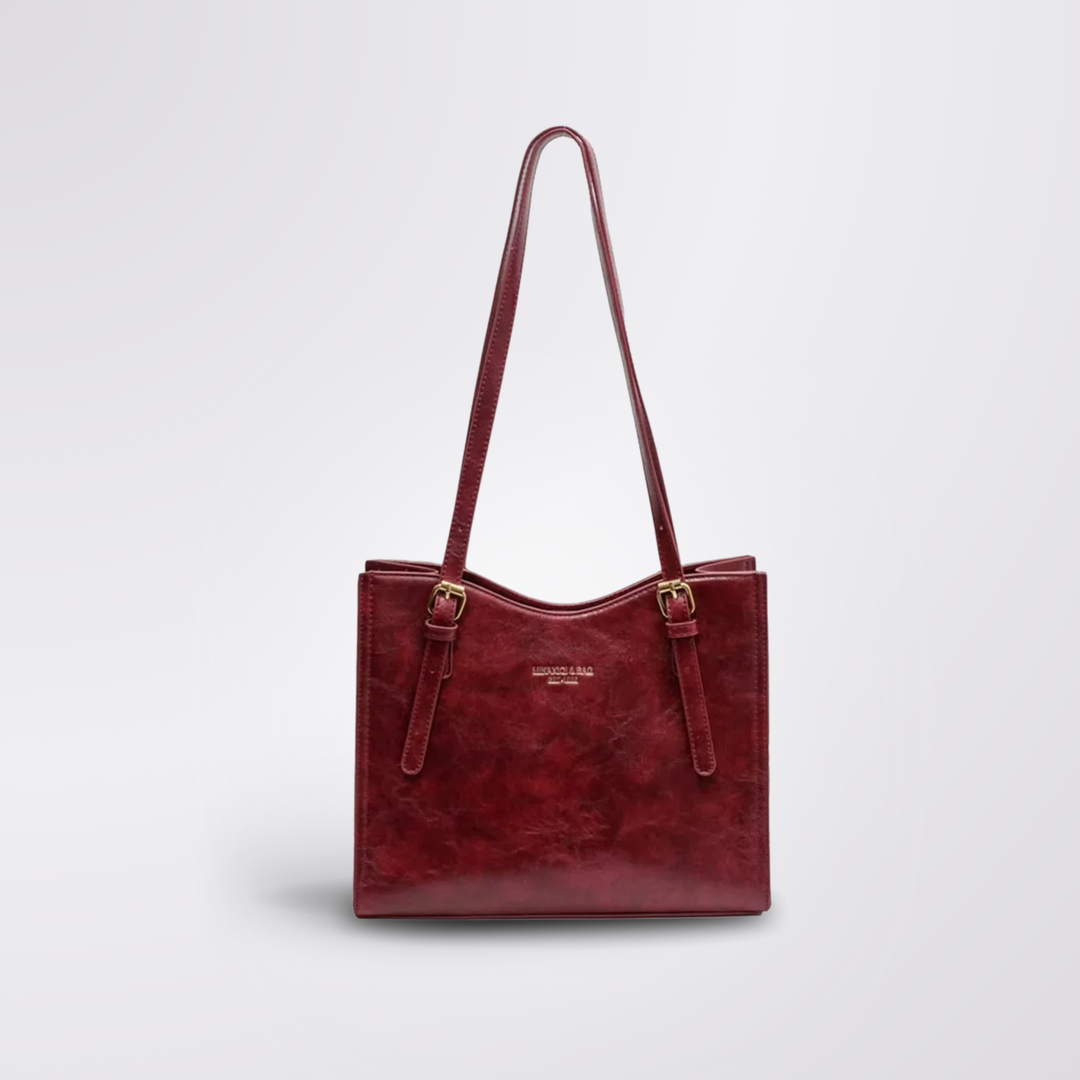 Lena | Vintage Vegan Leather Shoulder Bag