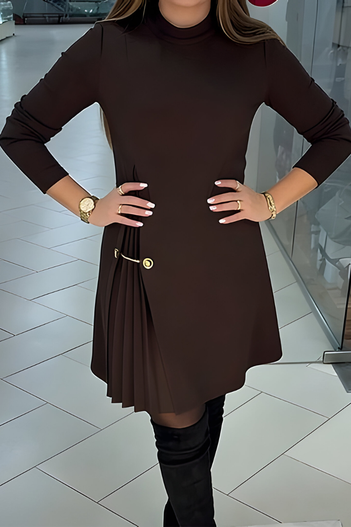 Cora™ | Elegant Pleated Mini Dress