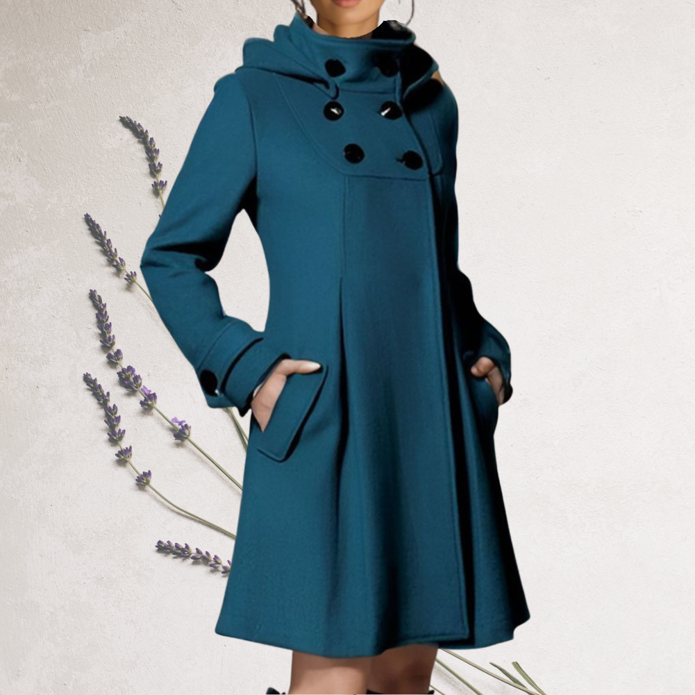 REFINED KNEE-LENGTH TRENCH COAT FOR WOMEN
