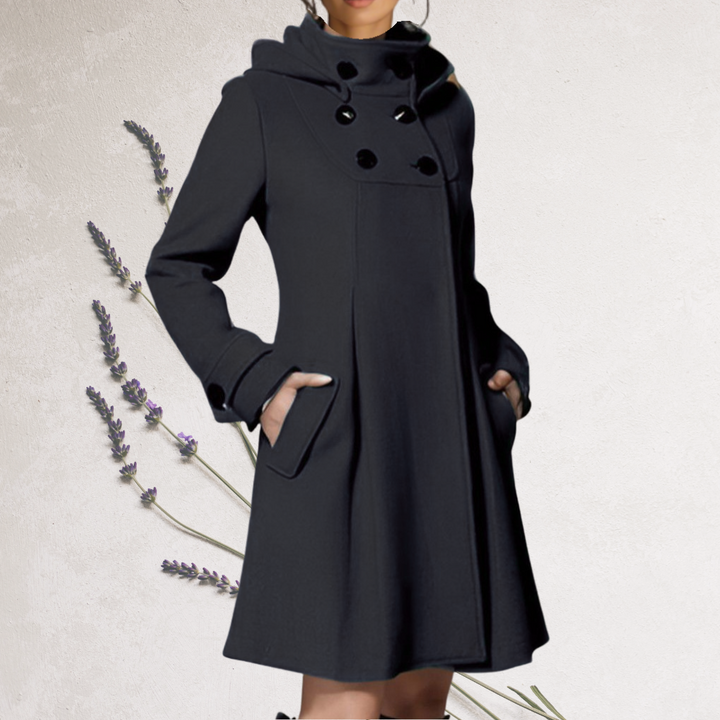 REFINED KNEE-LENGTH TRENCH COAT FOR WOMEN