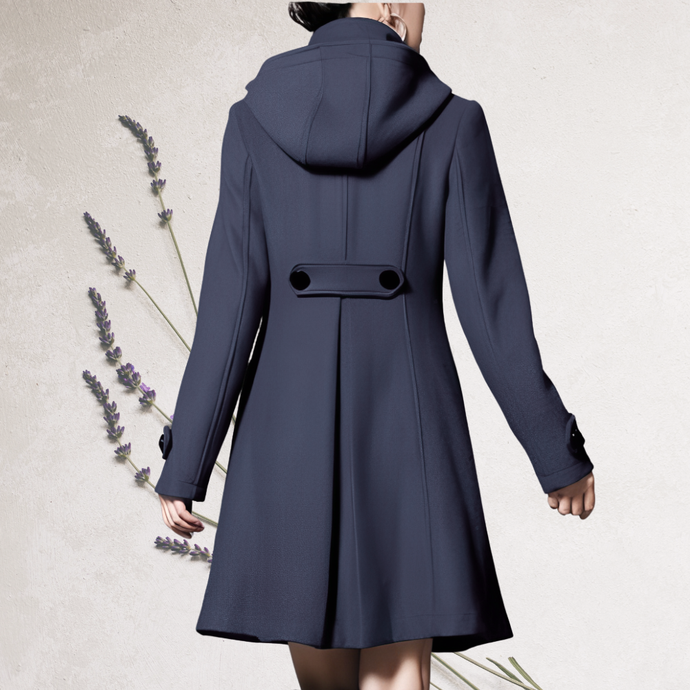 REFINED KNEE-LENGTH TRENCH COAT FOR WOMEN