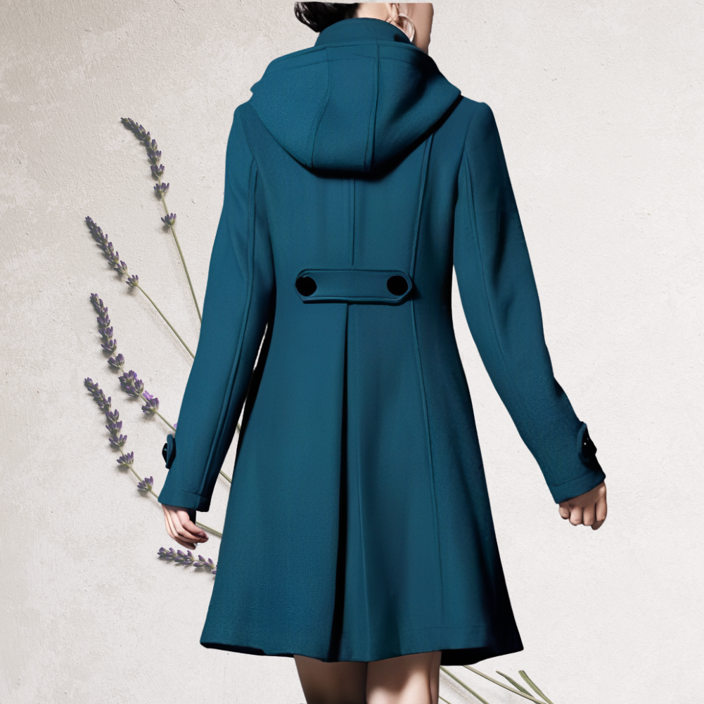 REFINED KNEE-LENGTH TRENCH COAT FOR WOMEN