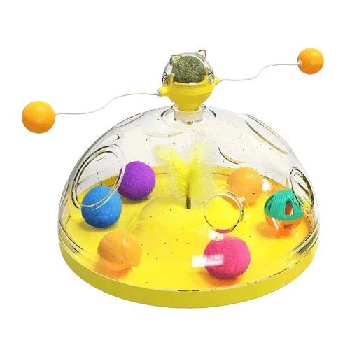 Interactive Cat Puzzle Toy for Mental Stimulation