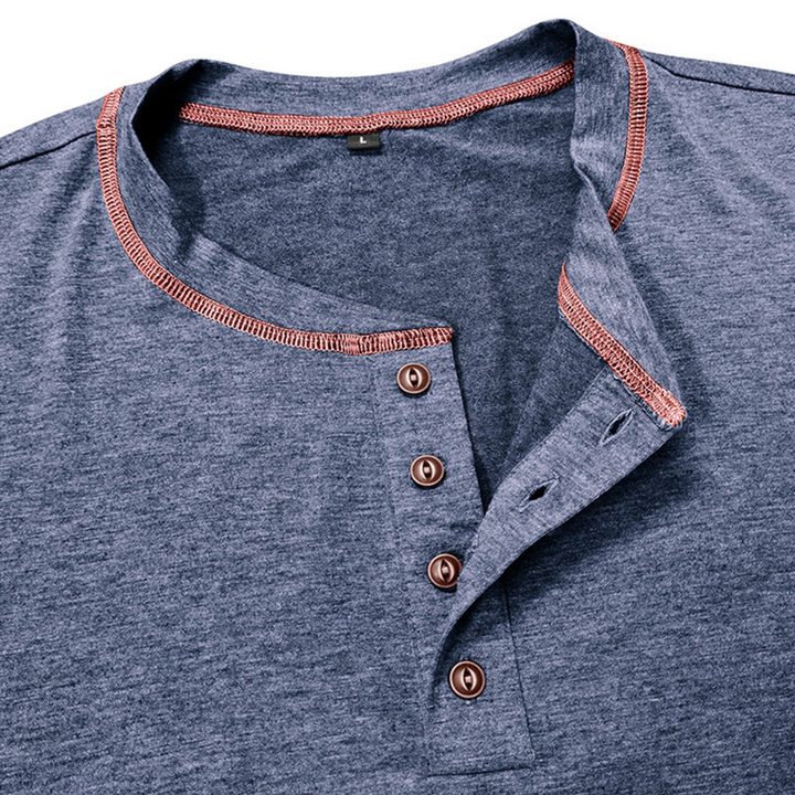 LAURENT MONACO | HENLEY T-SHIRT FOR MEN