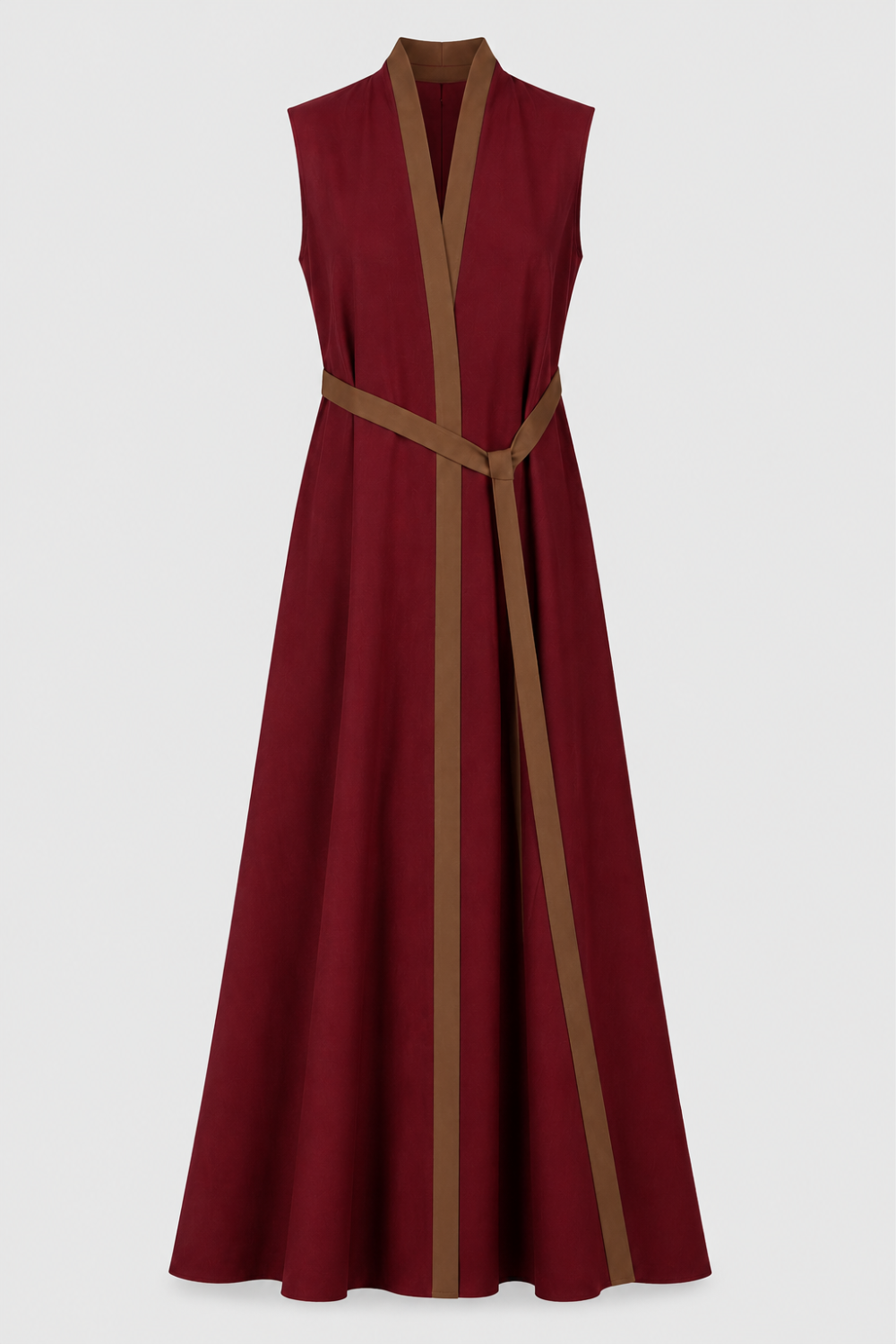 Women's Maxi Dress Contrast | Sleeveless