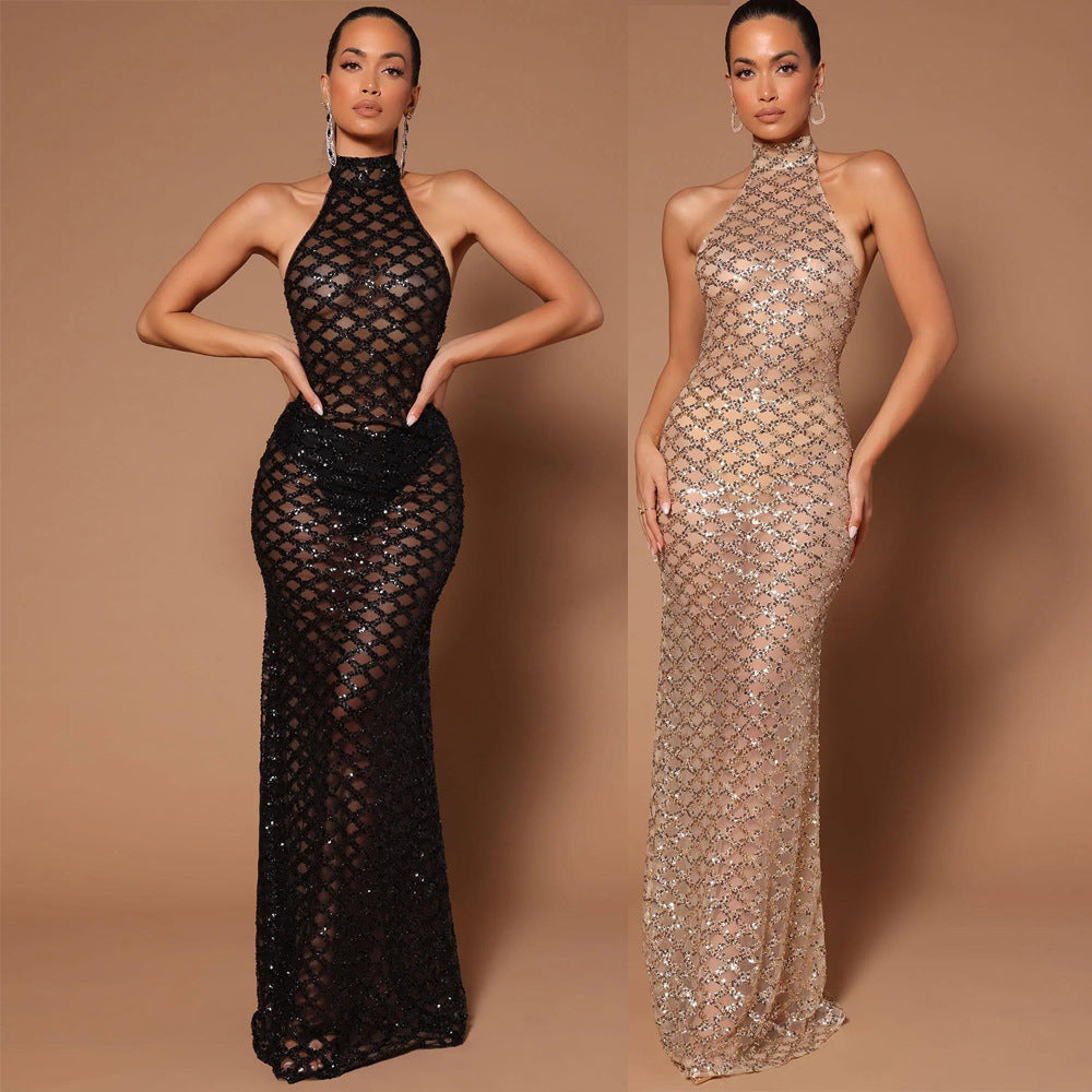 Isabeau - Multicolor Sequin Jumpsuit