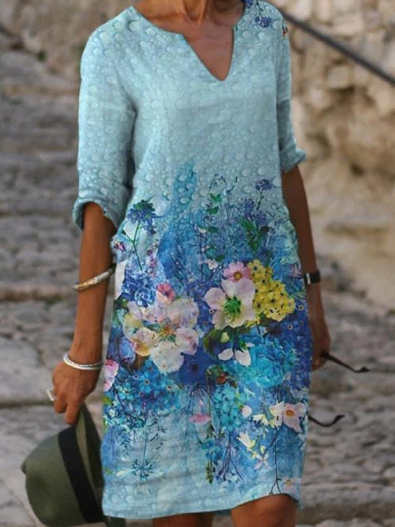 Flora - Dress with Floral Print