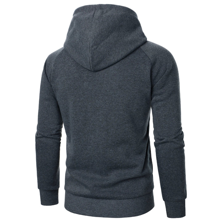 Corvin Classic Crossover Hoodie with Zipper, view 7 - Elena Harper