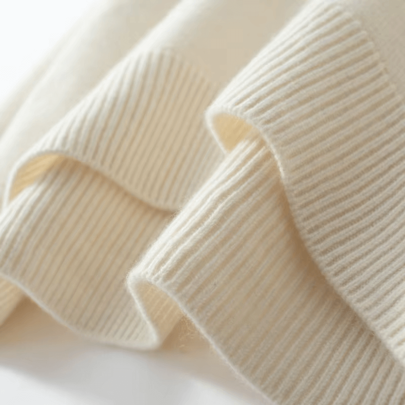 Women's Elegant Knitted Jumper Roll Neck Top