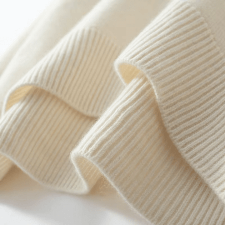 Women's Elegant Knitted Jumper Roll Neck Top