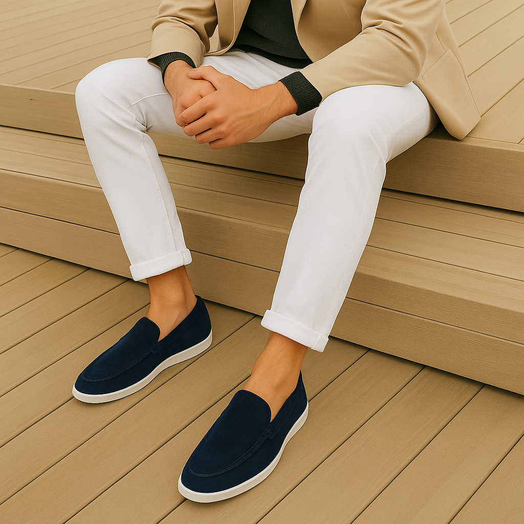 Luigi | Elegant Suede Loafers