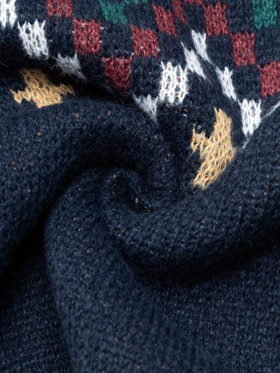 Rhys Heritage Patterned Sweater, view 9 - Elena Harper