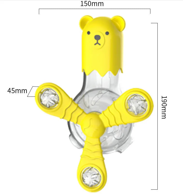 Pet Interactive Bear Treat Dispenser with Rotating Arms