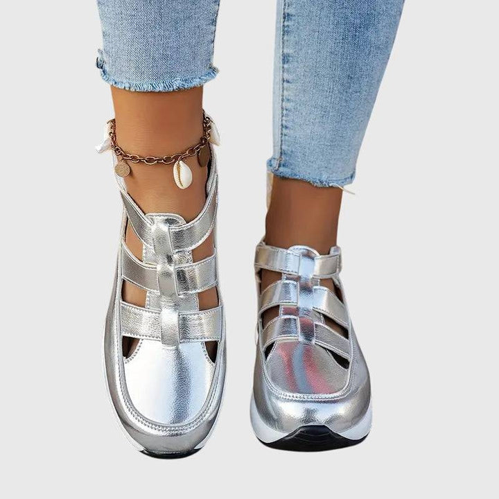 Emma & Rose Manhattan Judy orthopedic sandals with cushioned straps and supportive footbed, ideal for comfortable everyday wear.