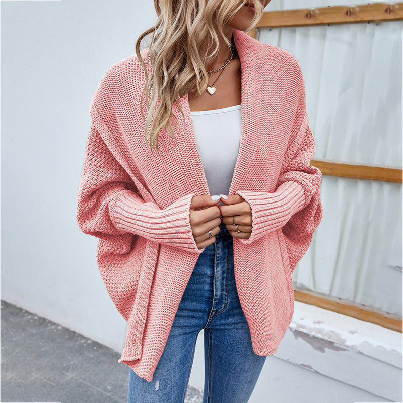Aurore - Loose Knit Cardigan for Women