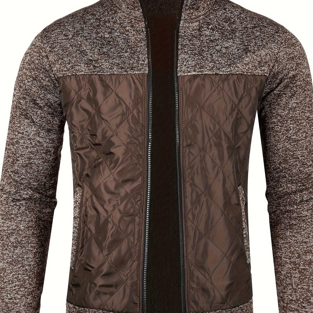 LAURENT MONACO | HIGH COLLAR ZIPPER JACKET FOR MEN