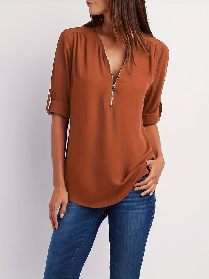 BLouse with Zipper for Women