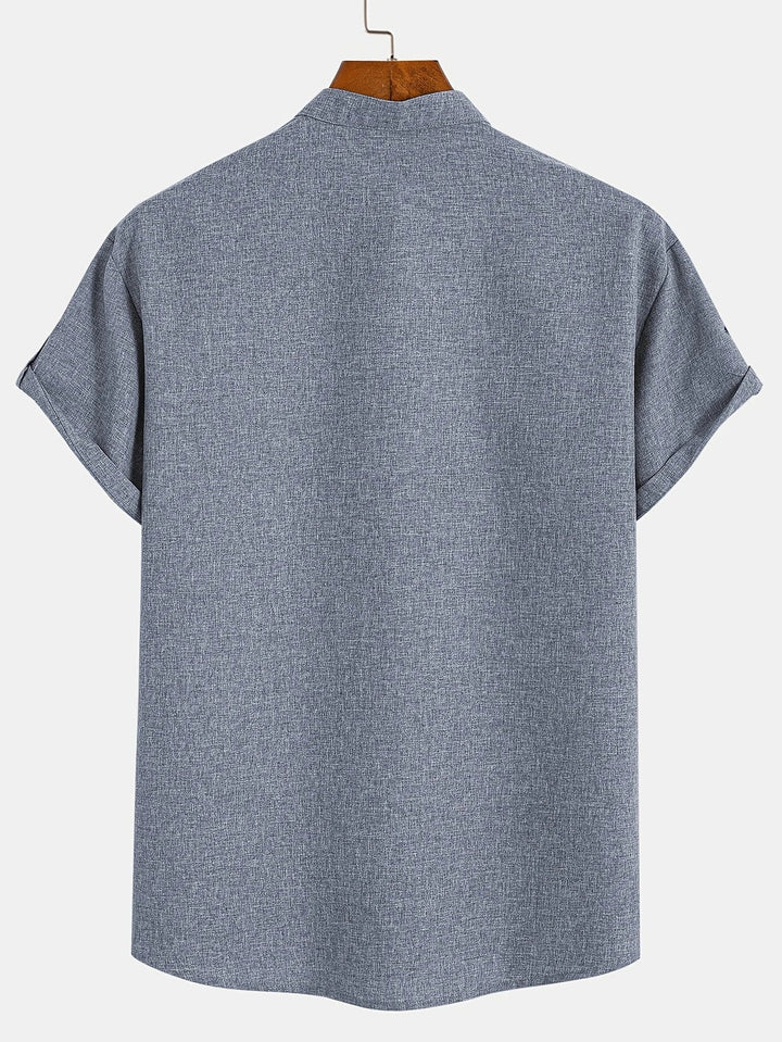 LAURENT MONACO | MEN'S HIGH COLLAR SHIRT