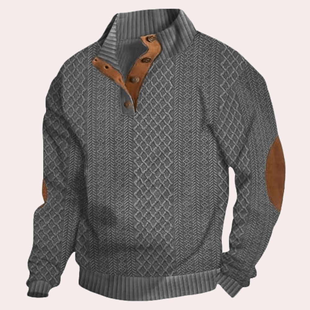 Men's Soft Knit Sweater, view 6 - Elena Harper