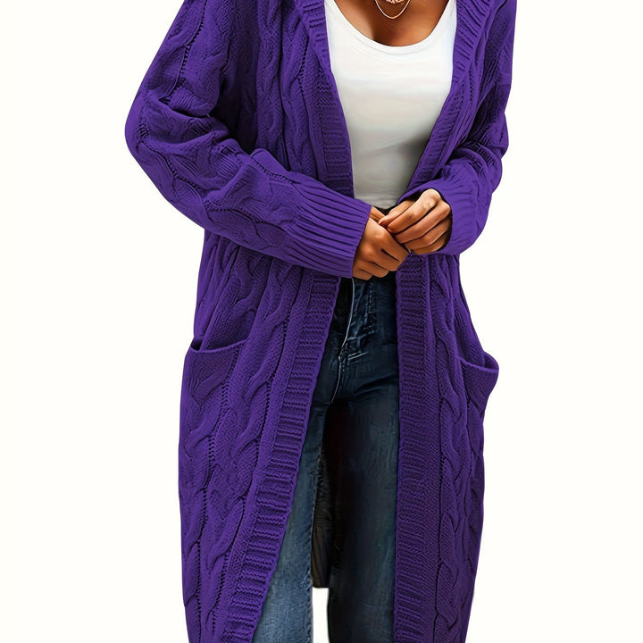 Hélène - Elegant Open Twisted Cardigan