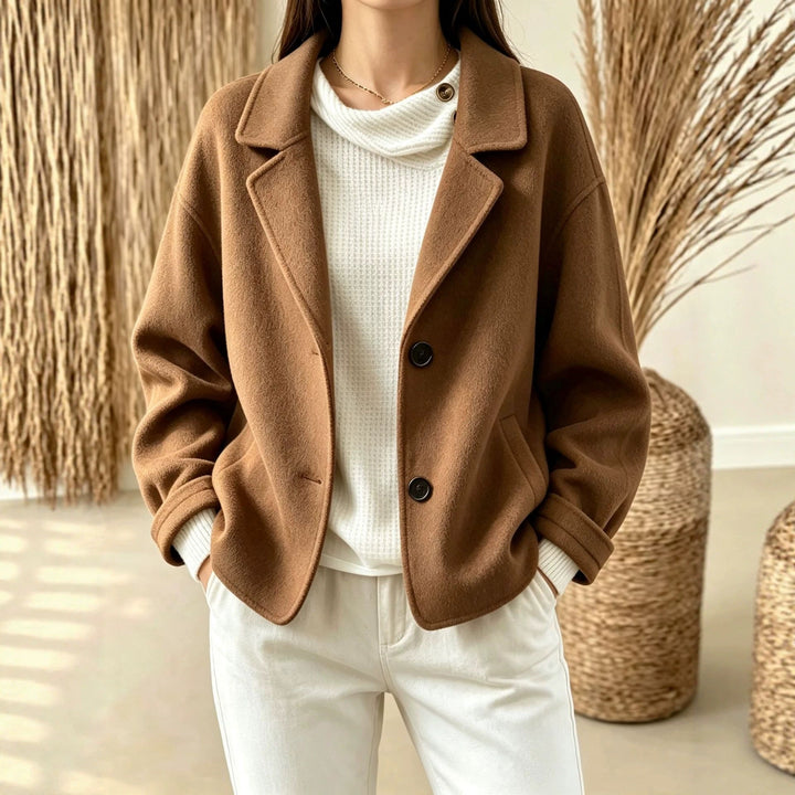 Women's Slim Two-Button Suit - Minimalist and Chic