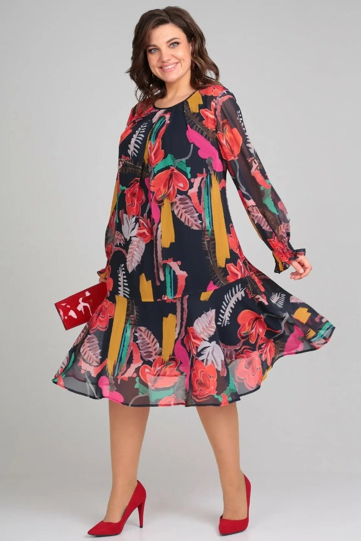 FLOWER DRESS FOR WOMEN