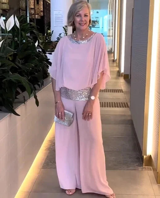 Daniela Elegant and Modern Wide-Leg Two-Piece Set - Elena Harper