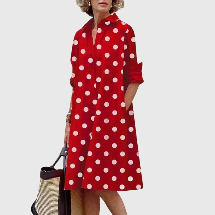Emma & Rose Cape Town Paige™ elegant dress with stylish pockets, shown in the image.