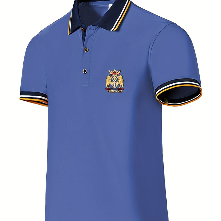 Laurent Monaco Embroidered Summer Shirt For Men - Elena Harper