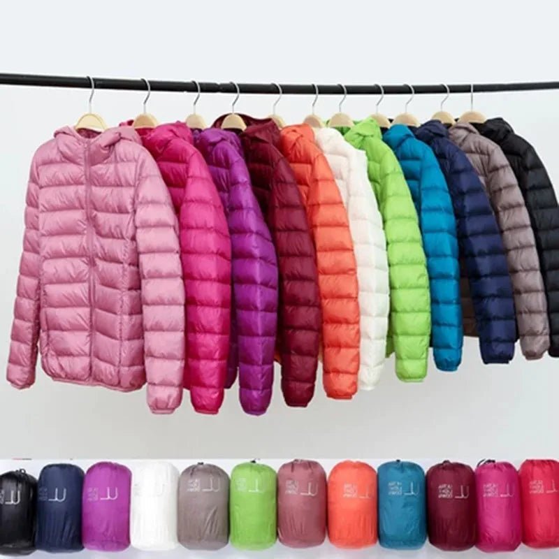 Emily Ultralight and Foldable Women's Down Jacket - Elena Harper