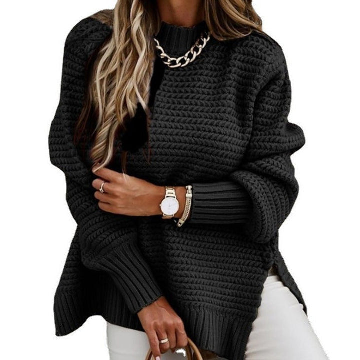 Women's Knit Sweater - Casual and Comfortable Long Sleeves