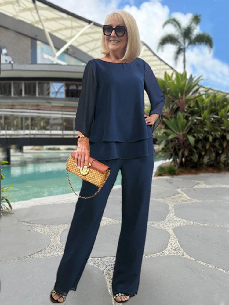 Carmen | Women's Elegant Two-Piece Pants Set